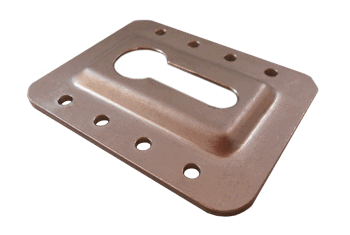 Chromate Plated Custom Bracket for the Auto Industry